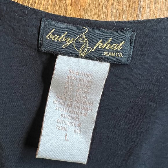 BABY PHAT | Shorts Romper with Gold Grommets - Picture 11 of 11